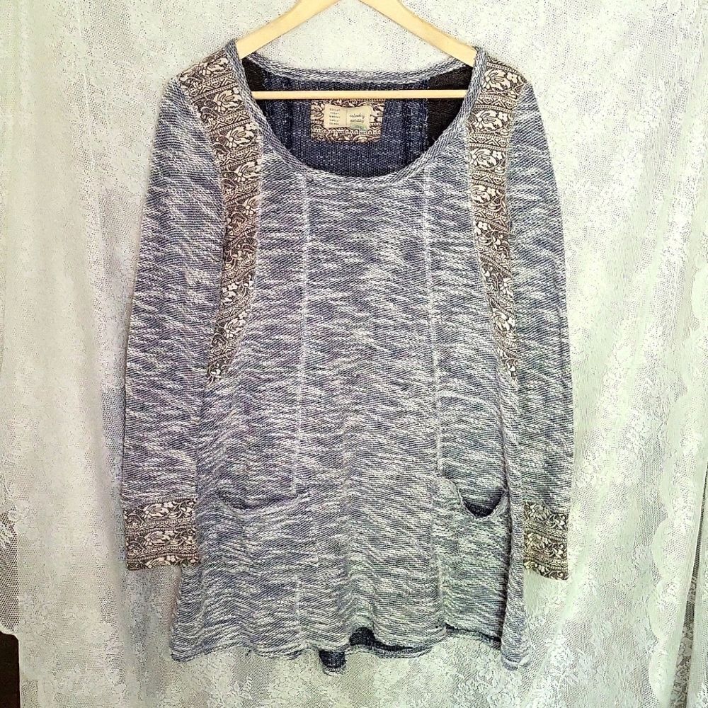 Anthropologie Saturday Sunday Marled Long Sleeved Jersey Dress, Size XS‎ - Picture 4 of 13